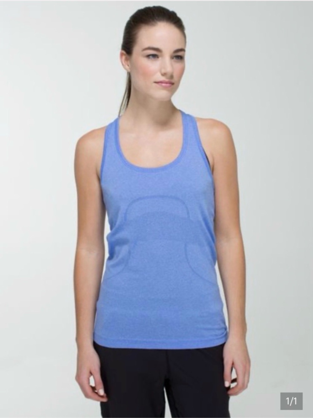 Lululemon Swiftly Tech Racerback Blue Workout Tank Yoga Top - Picture 2 of 2